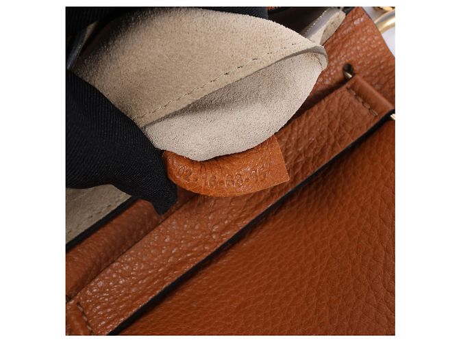 Chloé Borsa a tracolla Chloe Drew in pelle con catena, Brown Marrone - vista 12