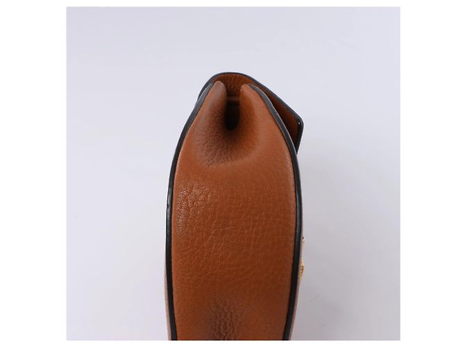 Chloé Borsa a tracolla Chloe Drew in pelle con catena, Brown Marrone - vista 9