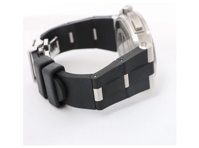Bulgari Orologio Bvlgari Diagono DP42SCH D1560 SS & Rubber AT con quadrante nero - vista 8