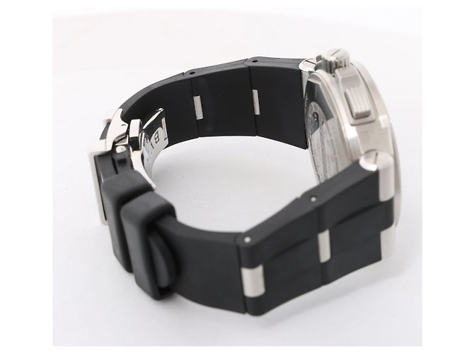 Bulgari Orologio Bvlgari Diagono DP42SCH D1560 SS & Rubber AT con quadrante nero - vista 9