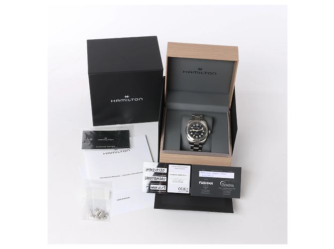 Autre Marque Orologio Hamilton Khaki Field SS AT H703150 con quadrante nero - vista 11