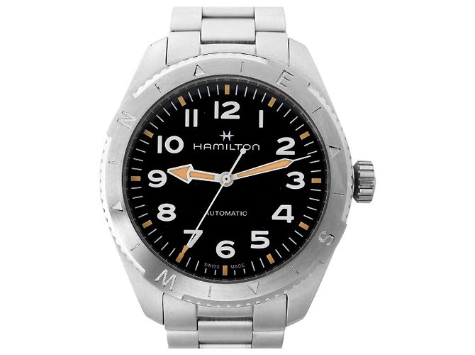 Autre Marque Orologio Hamilton Khaki Field SS AT H703150 con quadrante nero - vista 2