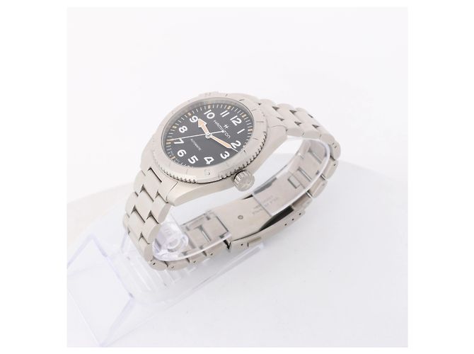 Autre Marque Orologio Hamilton Khaki Field SS AT H703150 con quadrante nero - vista 3