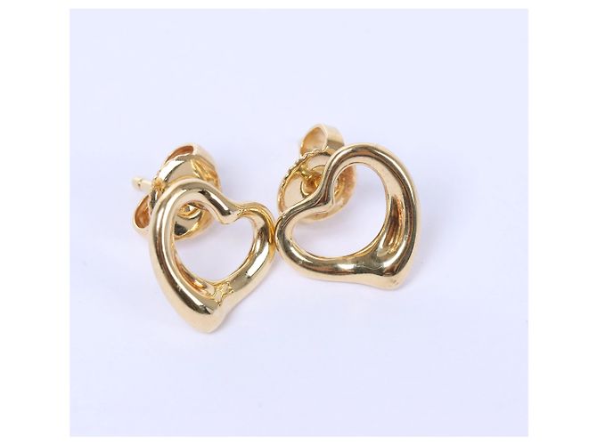 Elsa Peretti Tiffany & Co Orecchini Tiffany Open Heart Jewelry 750(YG) 2.6g D'oro - vista 7