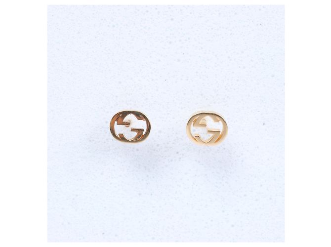 Gucci Interlocking G Ohrringe Schmuck 750(YG) 2.1g Golden - Ansicht 10