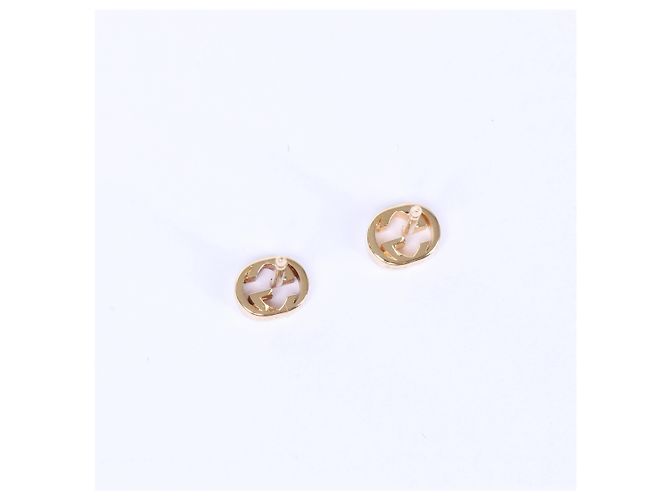 Gucci Interlocking G Ohrringe Schmuck 750(YG) 2.1g Golden - Ansicht 3