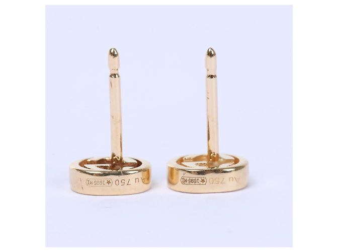 Gucci Interlocking G Ohrringe Schmuck 750(YG) 2.1g Golden - Ansicht 7