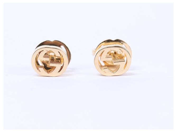 Gucci Interlocking G Ohrringe Schmuck 750(YG) 2.1g Golden - Ansicht 8