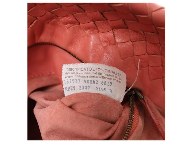 Borsa a tracolla Bottega Veneta in pelle Intrecciato Rosa - vista 13