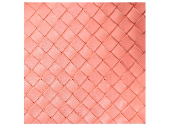 Borsa a tracolla Bottega Veneta in pelle Intrecciato Rosa - vista 15