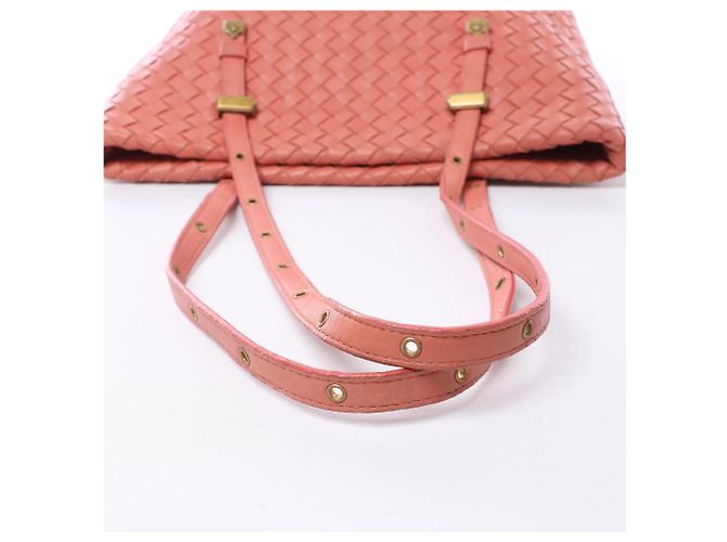 Borsa a tracolla Bottega Veneta in pelle Intrecciato Rosa - vista 6
