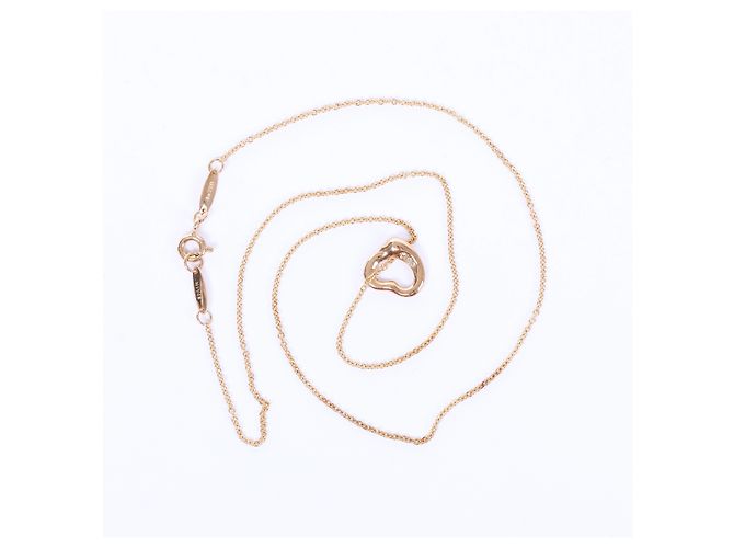 Tiffany & Co Collana Tiffany Open Heart Diamanti 750(YG) 3.0g Giallo - vista 12