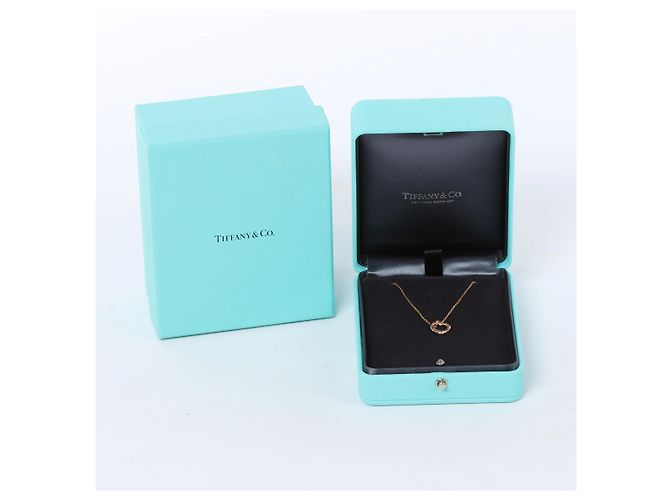 Tiffany & Co Collana Tiffany Open Heart Diamanti 750(YG) 3.0g Giallo - vista 13