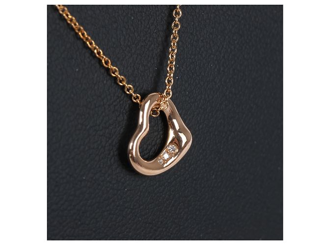 Tiffany & Co Collana Tiffany Open Heart Diamanti 750(YG) 3.0g Giallo - vista 2
