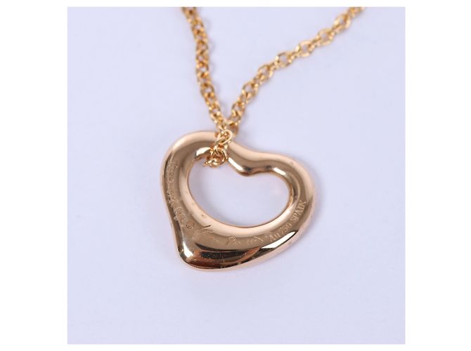 Tiffany & Co Collana Tiffany Open Heart Diamanti 750(YG) 3.0g Giallo - vista 4