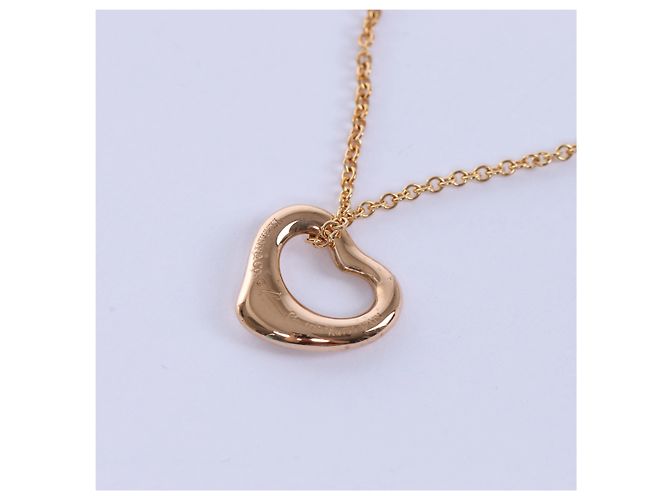 Tiffany & Co Collana Tiffany Open Heart Diamanti 750(YG) 3.0g Giallo - vista 5
