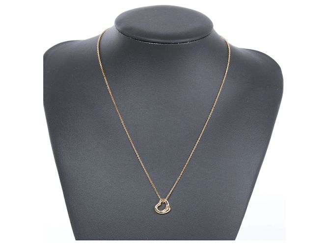 Tiffany & Co Collana Tiffany Open Heart Diamanti 750(YG) 3.0g Giallo - vista 6