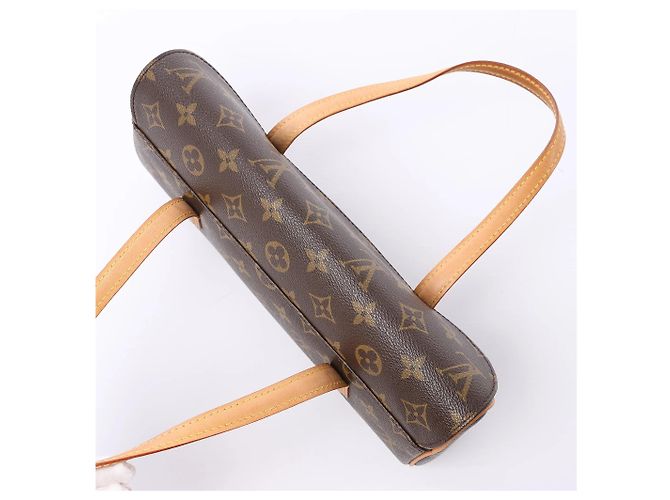 Slender Borsa a mano Louis Vuitton Sonatine Monogram Canvas in marrone M51902 Rosso - vista 7