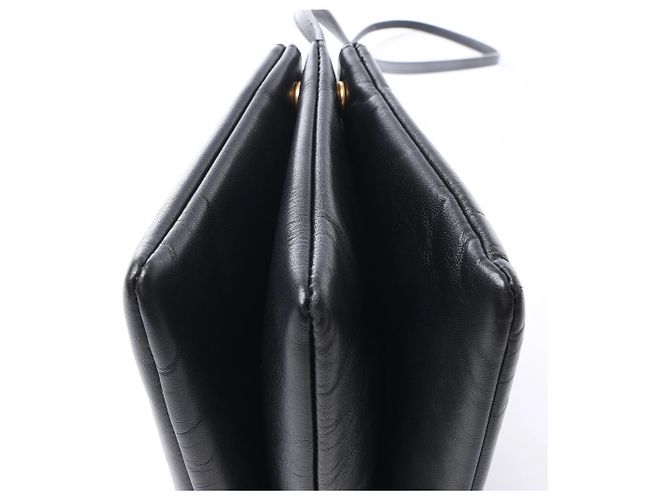 Céline Borsa a tracolla Celine Trio Small in pelle Nero - vista 7