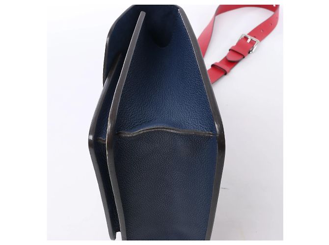 Borsa a mano 2Way Louis Vuitton Monceau Epi Neo in White M55392 Blu - vista 10