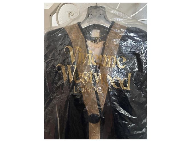 Vivienne Westwood London Schwarzes Samtkleid - Ansicht 11