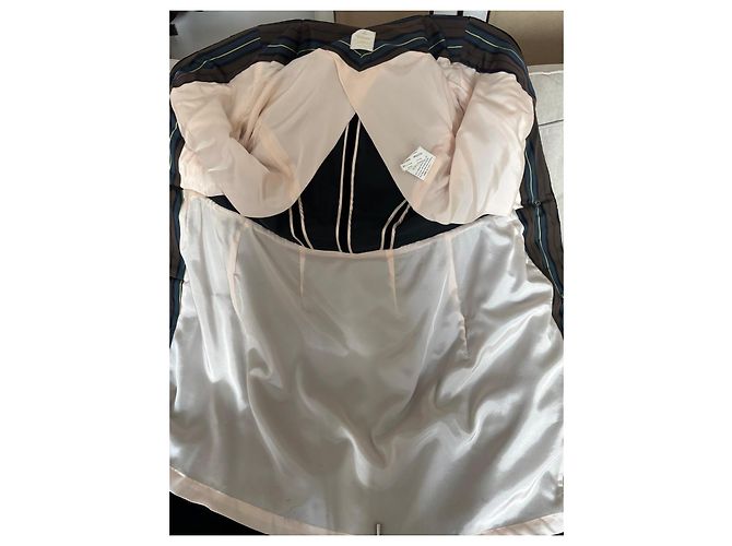 Vivienne Westwood London Schwarzes Samtkleid - Ansicht 9