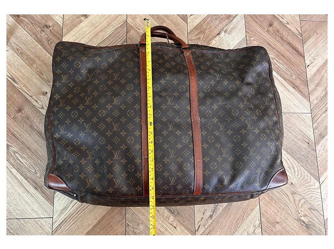 Louis Vuitton Keepall 55 Monogram Saco de Viagem Marrom - vista 10