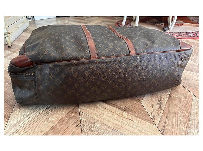Louis Vuitton Keepall 55 Monogram Saco de Viagem Marrom - vista 12