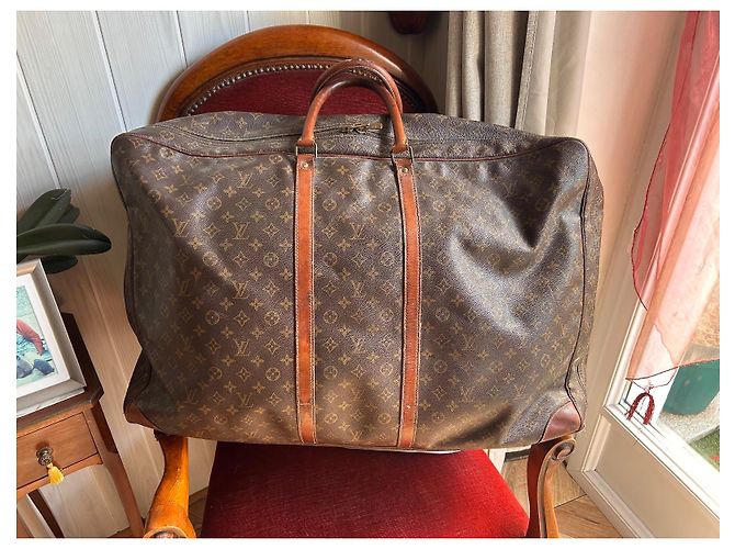 Louis Vuitton Keepall 55 Monogram Saco de Viagem Marrom - vista 19