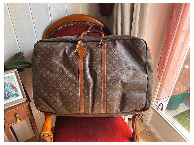 Louis Vuitton Keepall 55 Monogram Saco de Viagem Marrom - vista 3