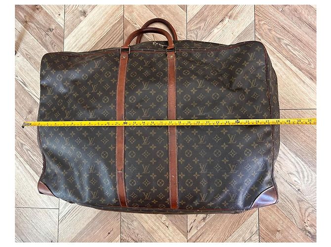 Louis Vuitton Keepall 55 Monogram Saco de Viagem Marrom - vista 9