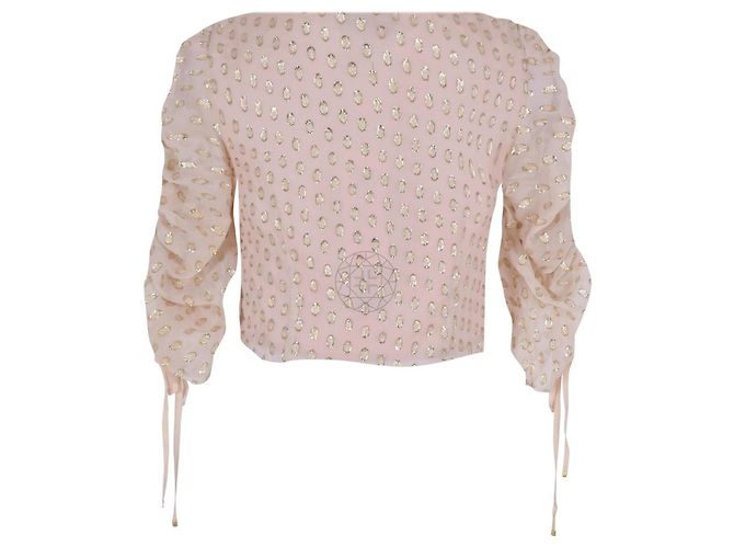 Autre Marque Alice McCall Top Like A Woman Beige Dorado - vista 2