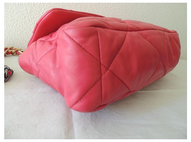 Borsa Chanel 19 Pelle Rosa Fucsia - vista 10