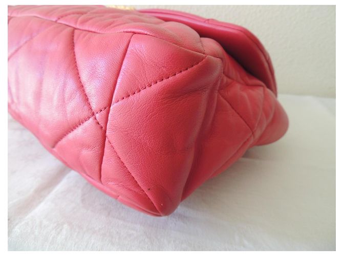Borsa Chanel 19 Pelle Rosa Fucsia - vista 11