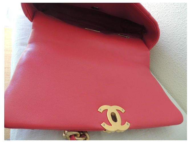 Borsa Chanel 19 Pelle Rosa Fucsia - vista 4