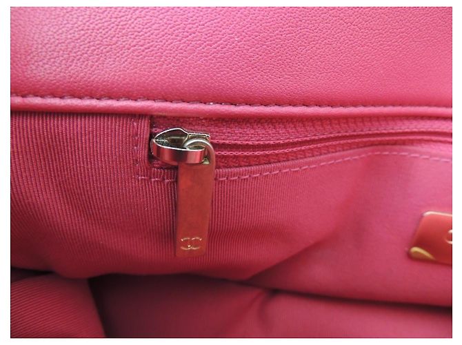 Borsa Chanel 19 Pelle Rosa Fucsia - vista 6