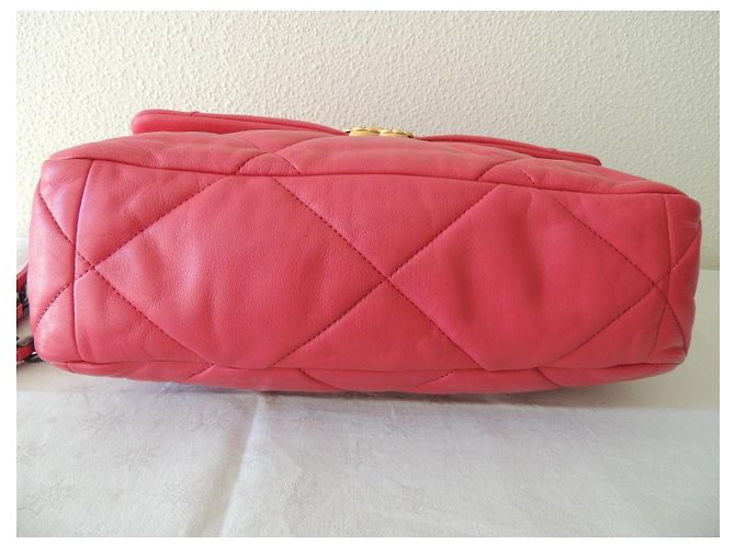 Borsa Chanel 19 Pelle Rosa Fucsia - vista 9