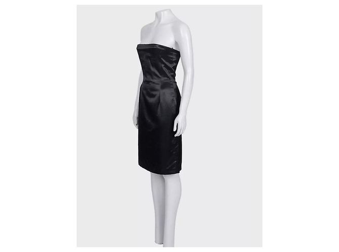 Autre Marque Abito mini bustier nero McQ by Alexander McQueen IT 40 S - vista 2