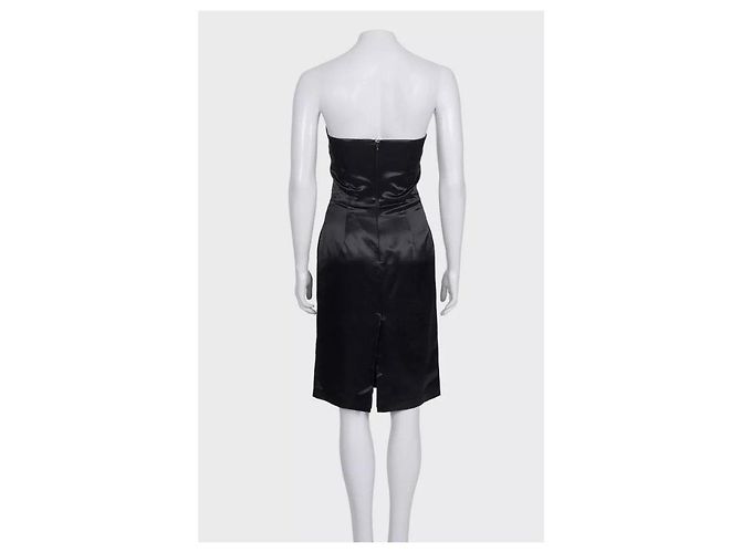 Autre Marque Abito mini bustier nero McQ by Alexander McQueen IT 40 S - vista 3