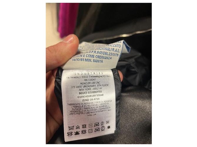 NWOT Moncler Souci Black Fitted Down Jacket S Pre-owned - Ansicht 6