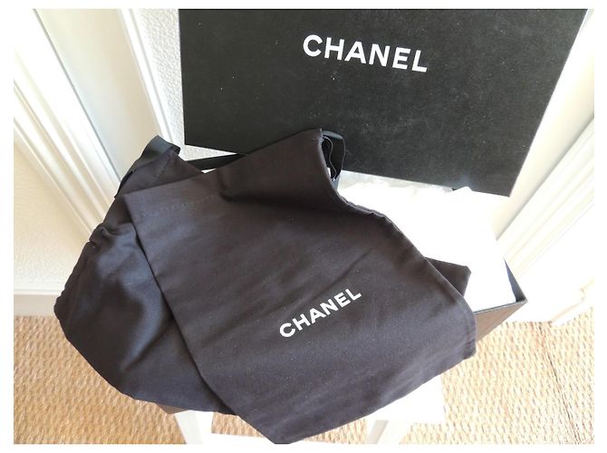 Chanel Slingback Tweed e Paillettes Argentate 38.5 Nero Silver hardware - vista 11