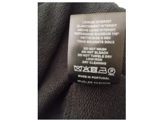 Thierry Mugler Sweatshirt Mugler Executive com Logo - Preto - vista 10