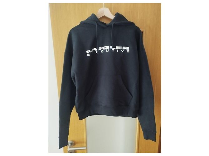 Thierry Mugler Sweatshirt Mugler Executive com Logo - Preto - vista 13