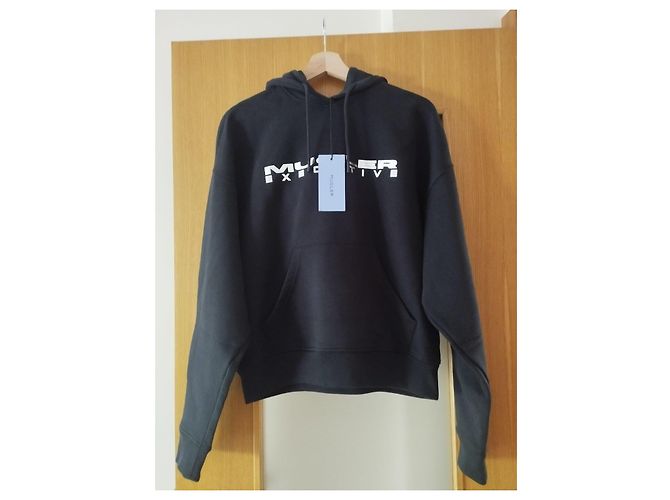 Thierry Mugler Sweatshirt Mugler Executive com Logo - Preto - vista 5