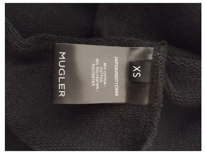 Thierry Mugler Sweatshirt Mugler Executive com Logo - Preto - vista 7