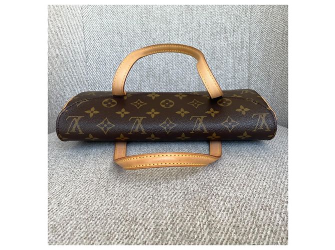 Louis Vuitton Sonatine Monogram Handtasche Braun - Ansicht 8