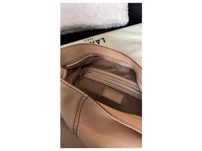 Borsa Lancel French Flair in pelle rosa cipria - vista 3