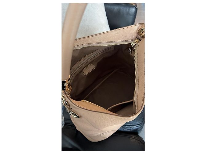 Borsa Lancel French Flair in pelle rosa cipria - vista 5