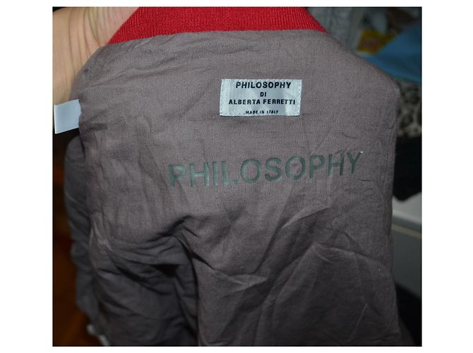 Philosophy di Alberta Ferretti rote Steppjacke aus Nylon - Ansicht 5