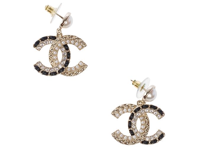 Gioielli CHANEL CC in Metallo Dorato - 103932 D'oro - vista 2